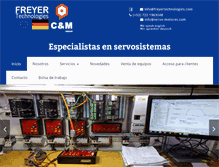 Tablet Screenshot of freyer-technologies.com